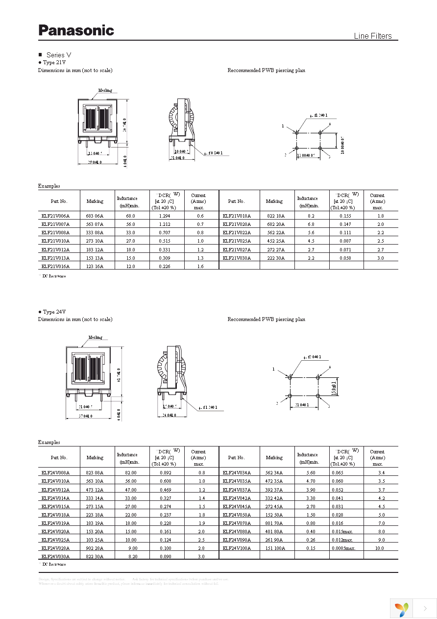 ELF-18D850W Page 3