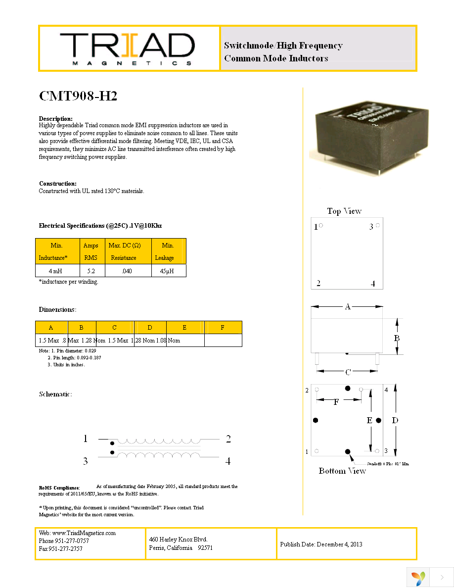 CMT908-H2 Page 1