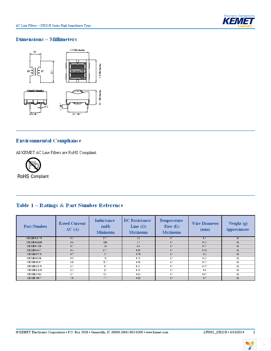 SSR21H-06425 Page 2