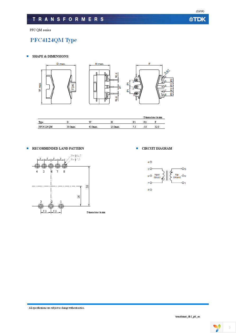 PFC4124QM-181K09D-00 Page 12