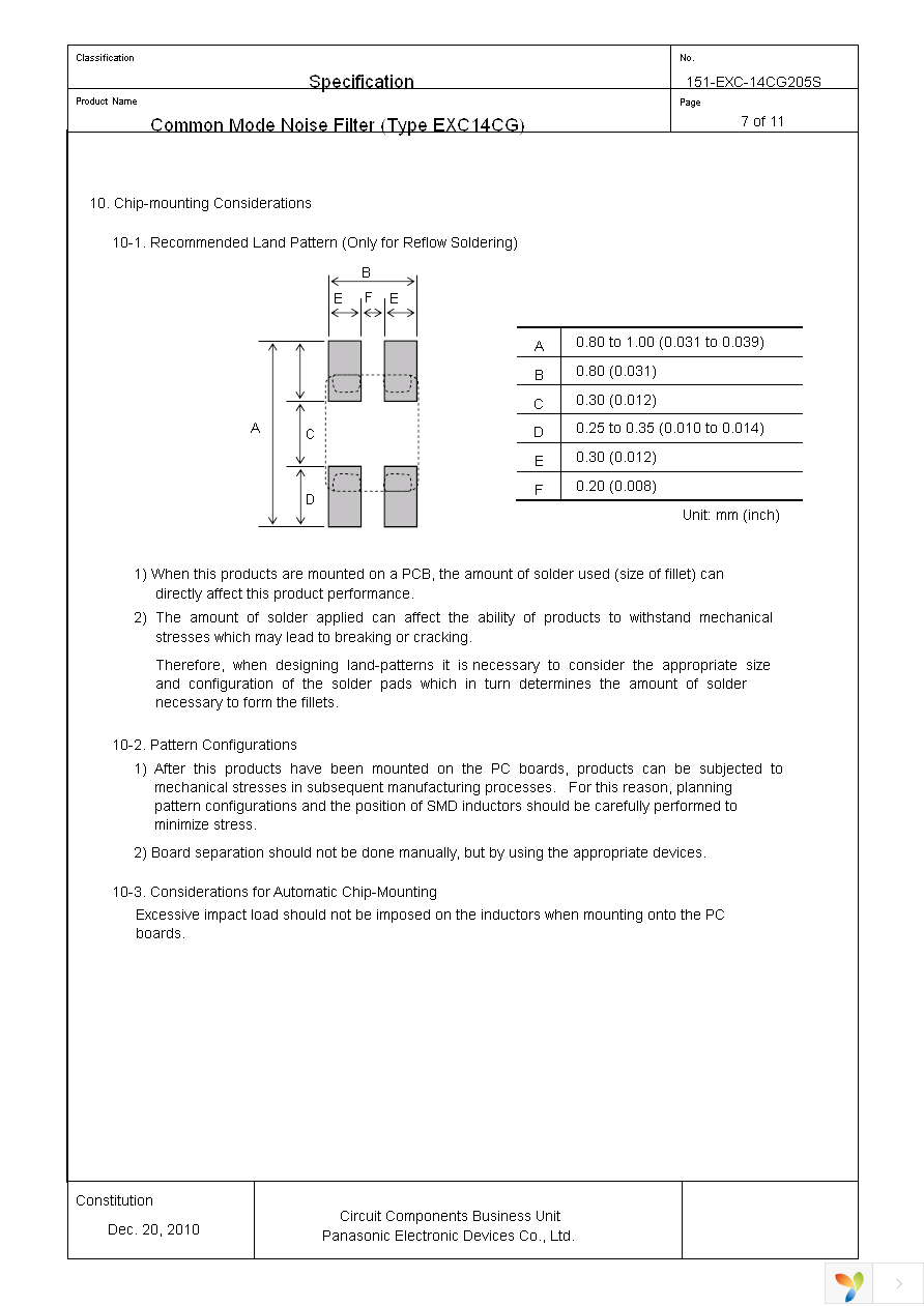 EXC-14CG120U Page 7