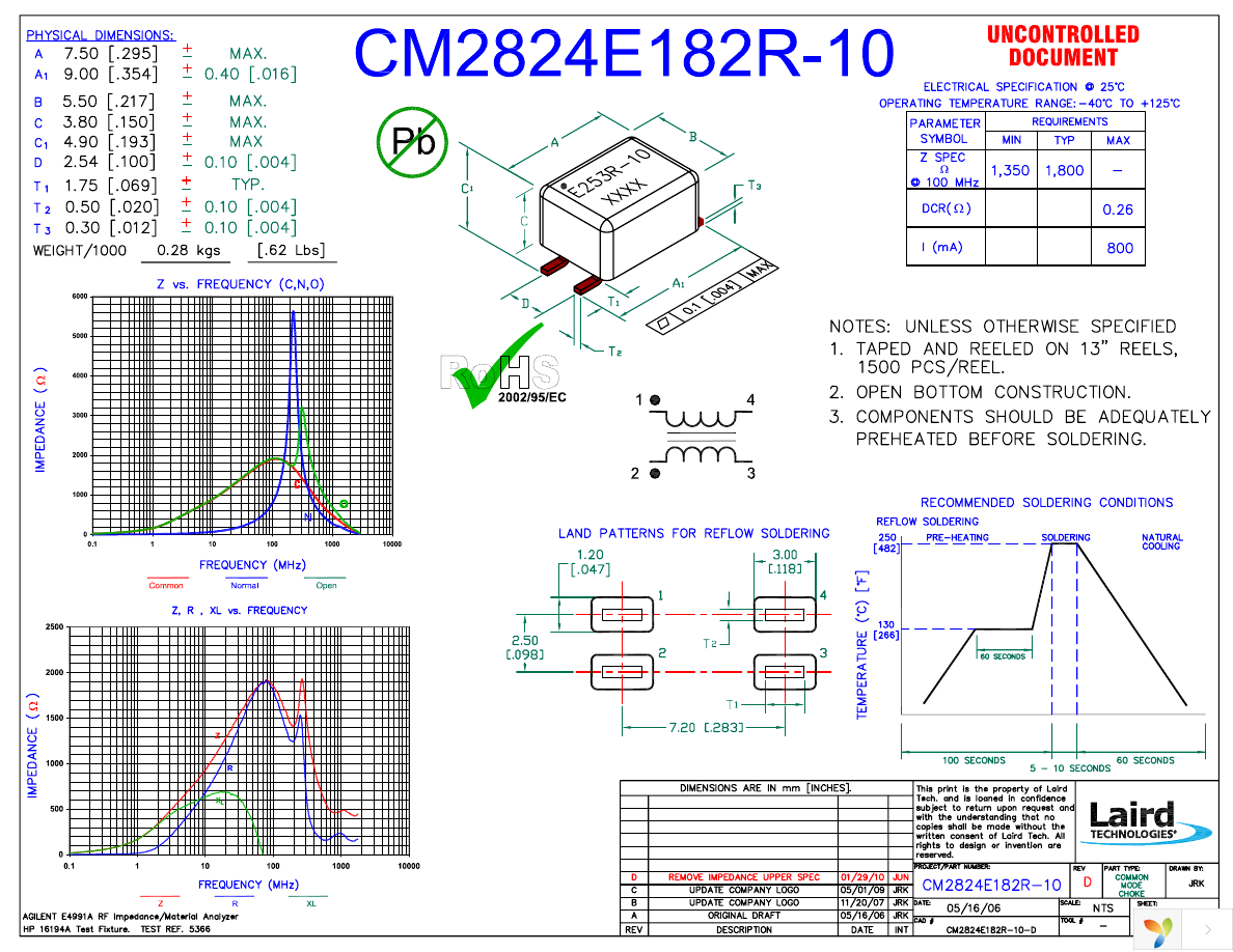 CM2824E182R-10 Page 1