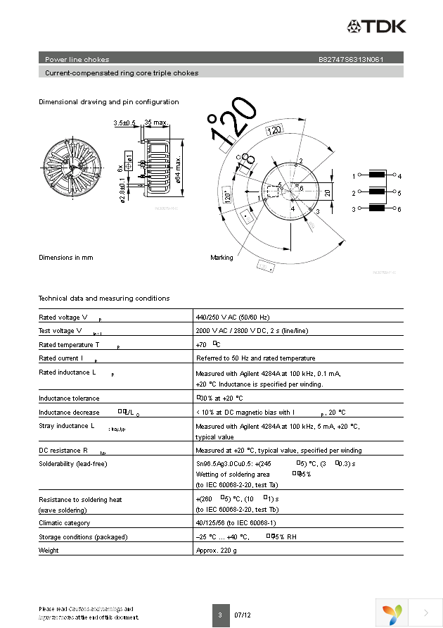 B82747S6313N61 Page 3