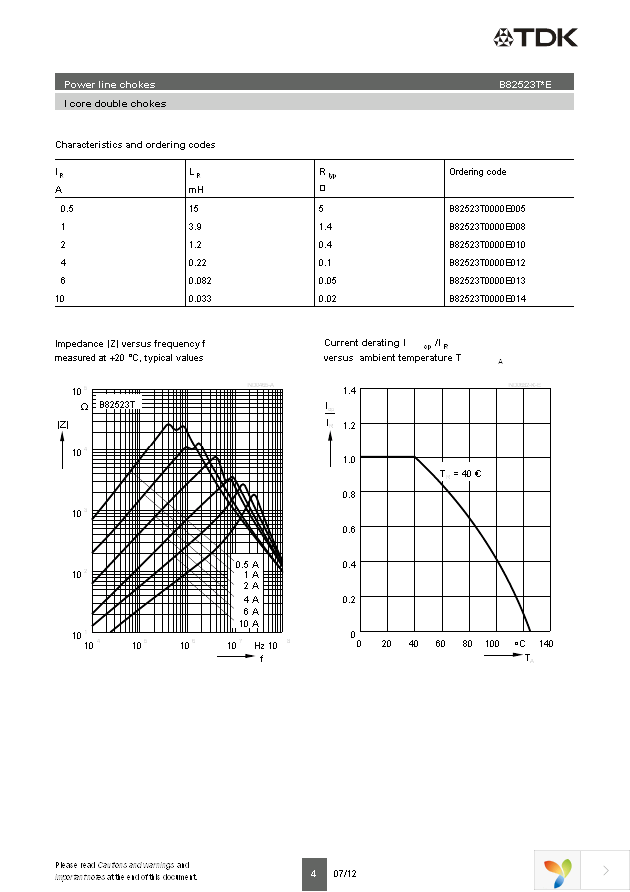 B82523TE10 Page 4