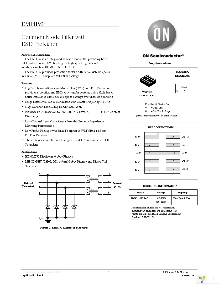 EMI4192MTTAG Page 1