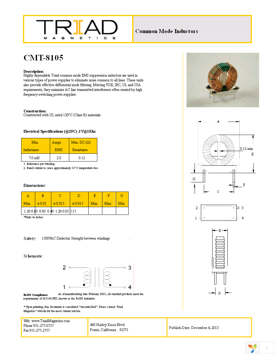 CMT-8105-B Page 1