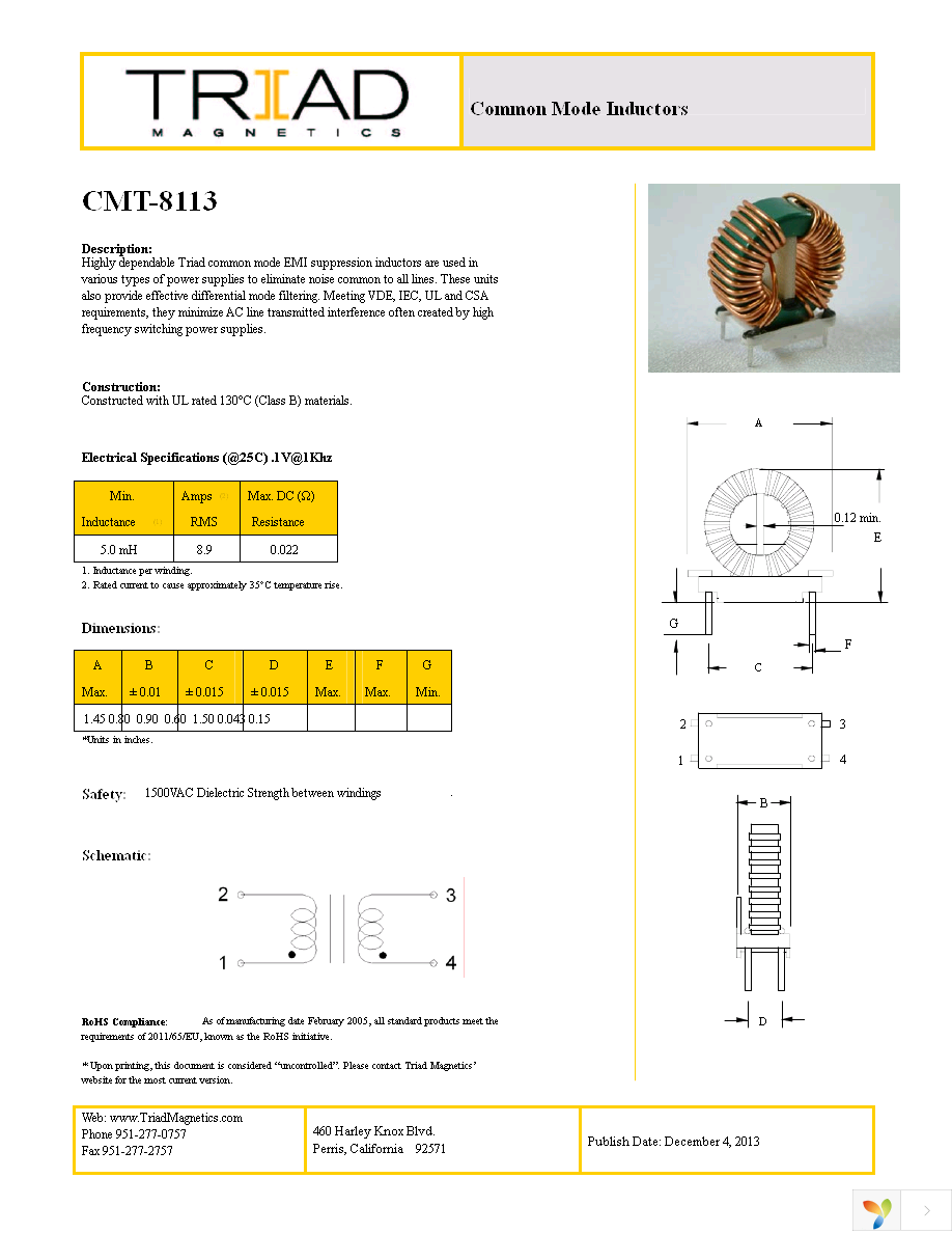 CMT-8113-B Page 1