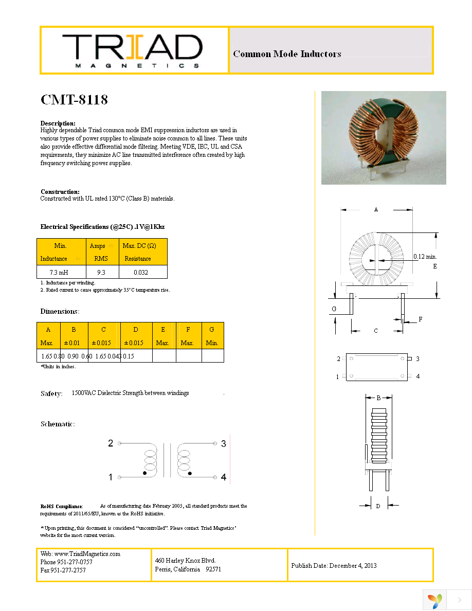 CMT-8118-B Page 1