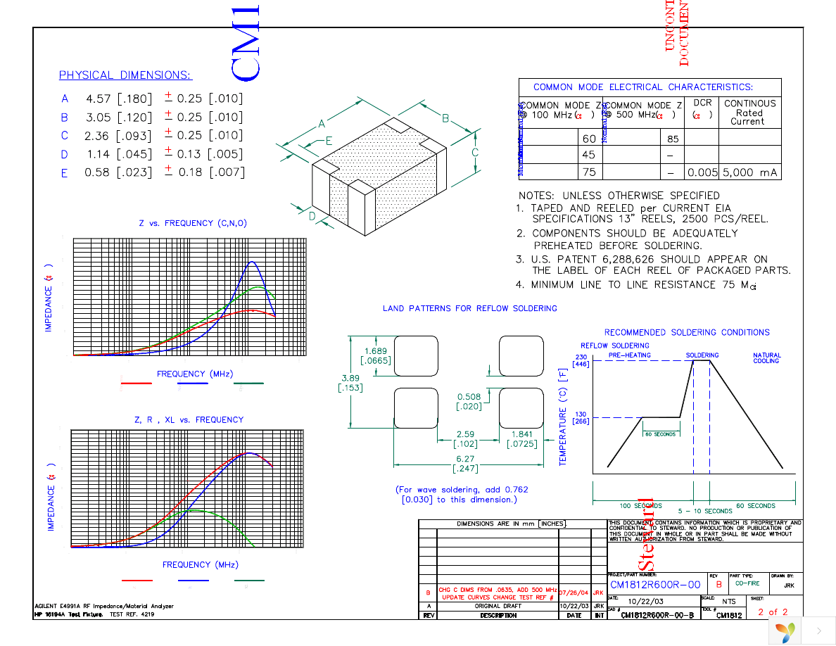 CM1812R600R-00 Page 1