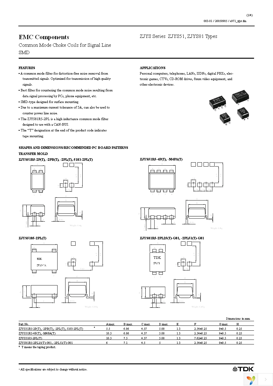 ZJYS5103-2PL Page 1