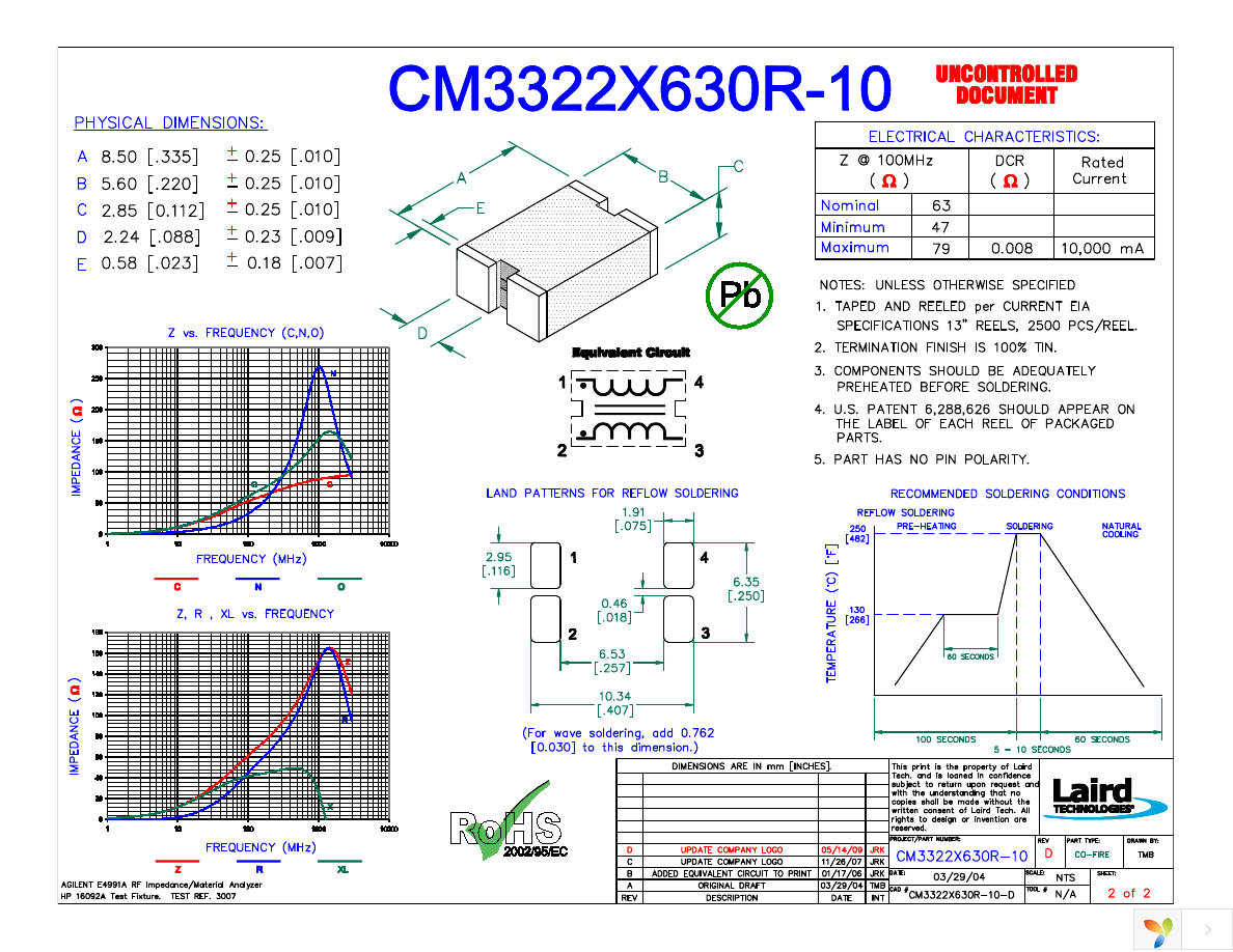 CM3322X630R-10 Page 1