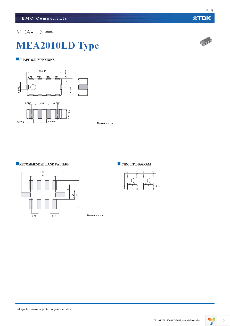 MEA1608LD150 Page 9