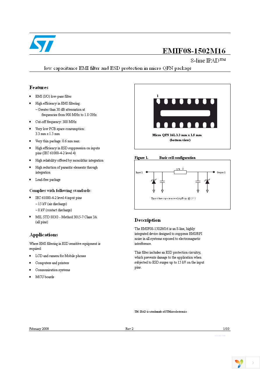 EMIF08-1502M16 Page 1