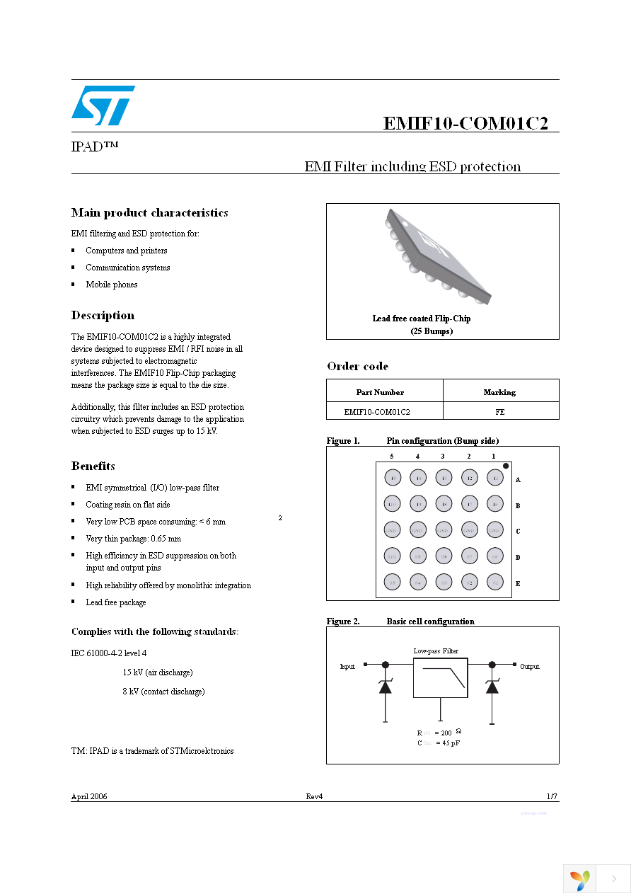 EMIF10-COM01C2 Page 1