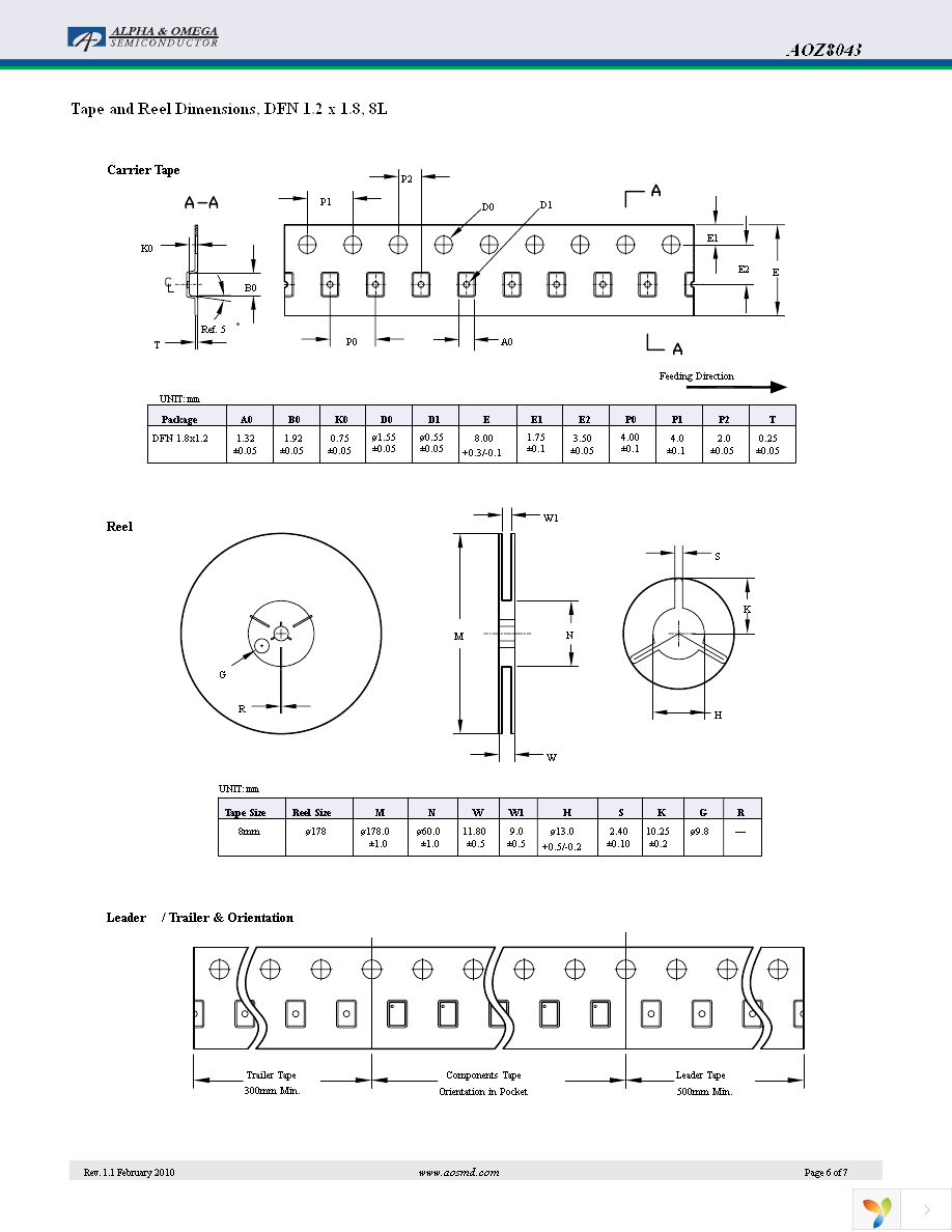 AOZ8043DI Page 6