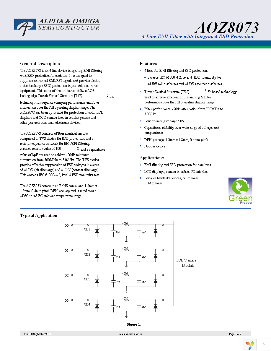 AOZ8073DI Page 1