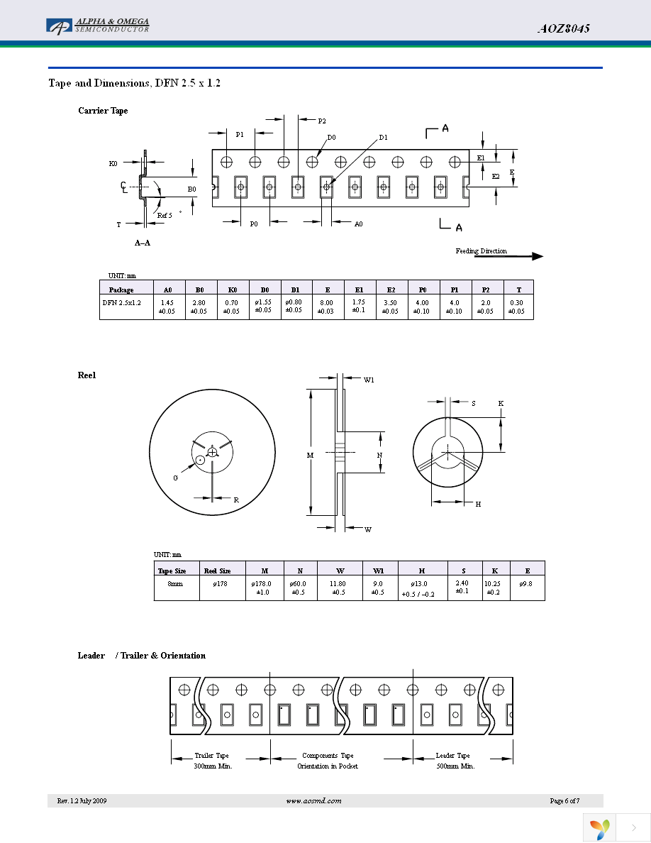 AOZ8045DI Page 6