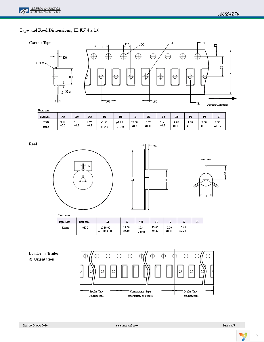 AOZ8170DT Page 6