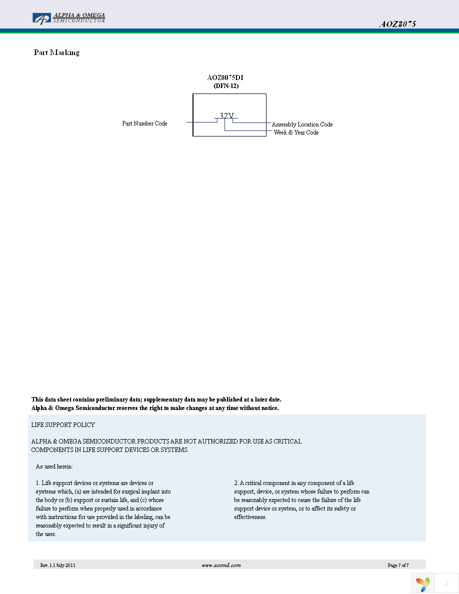 AOZ8075DI Page 7