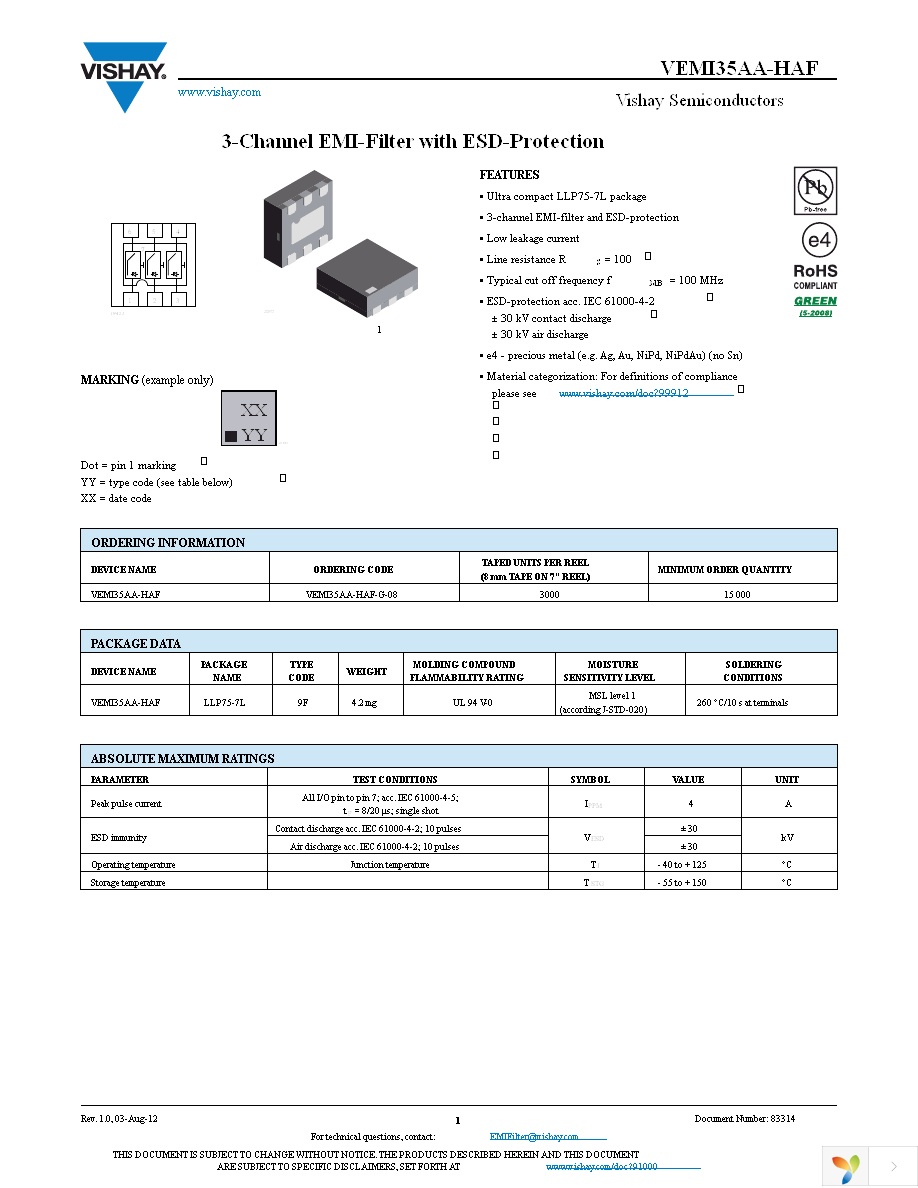 VEMI35AA-HAF-G-08 Page 1