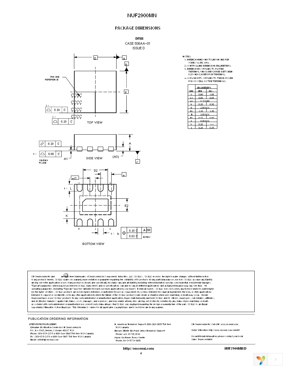 NUF2900MNT1G Page 4