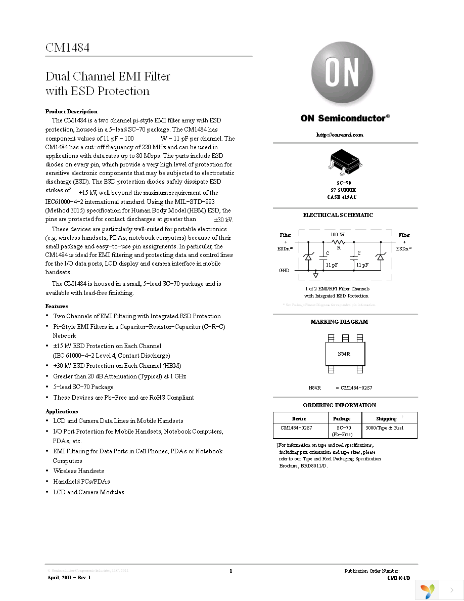 CM1484-02S7 Page 1