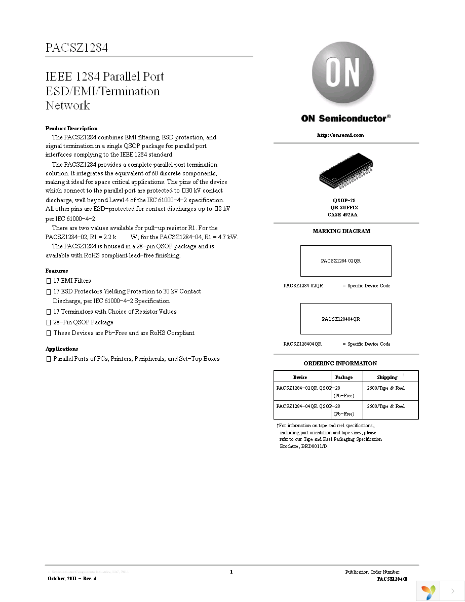 PACSZ1284-04QR Page 1