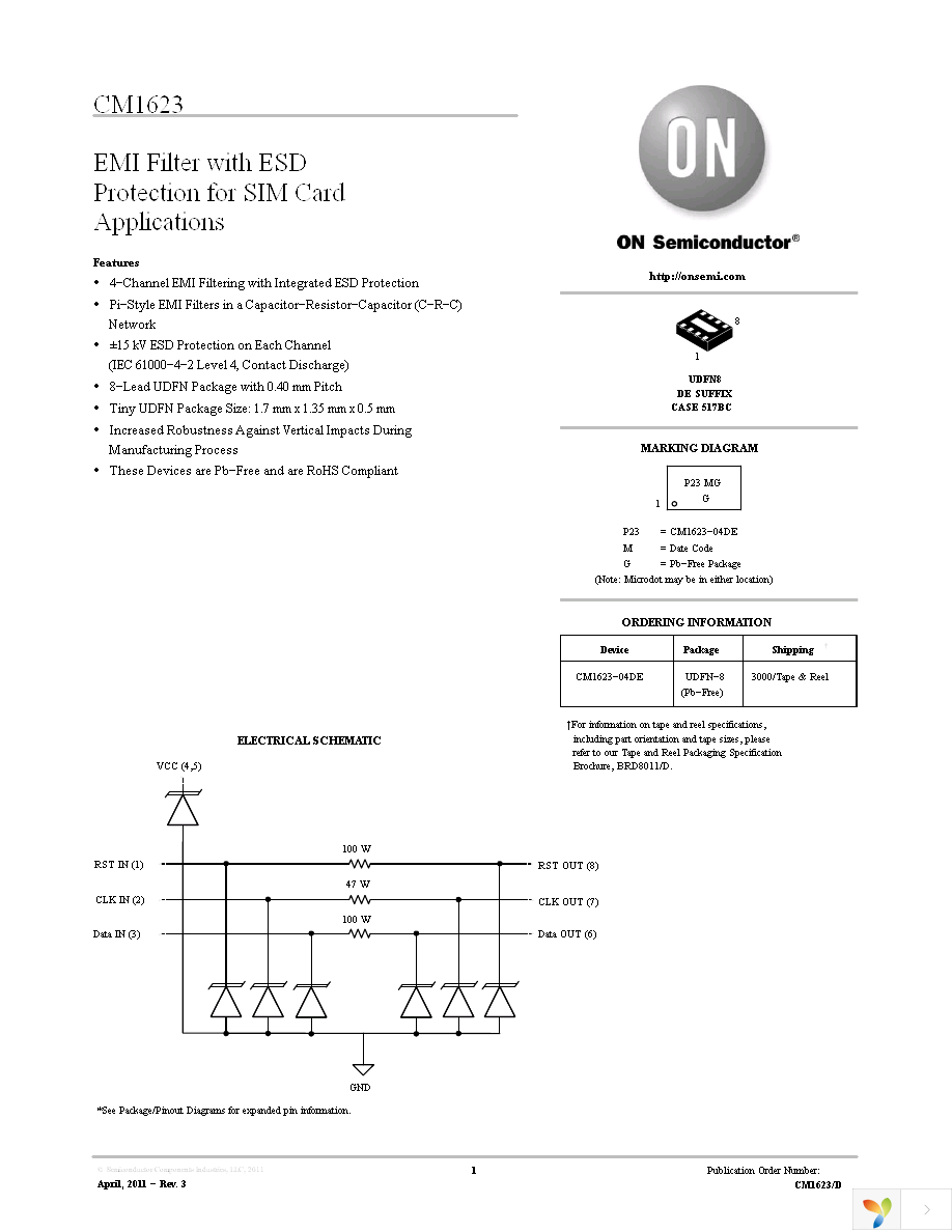 CM1623-04DE Page 1