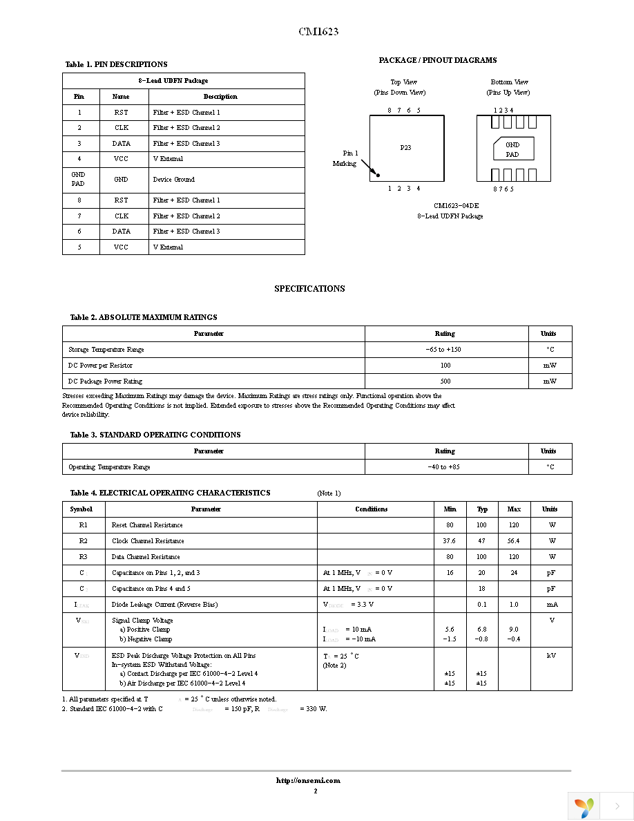 CM1623-04DE Page 2