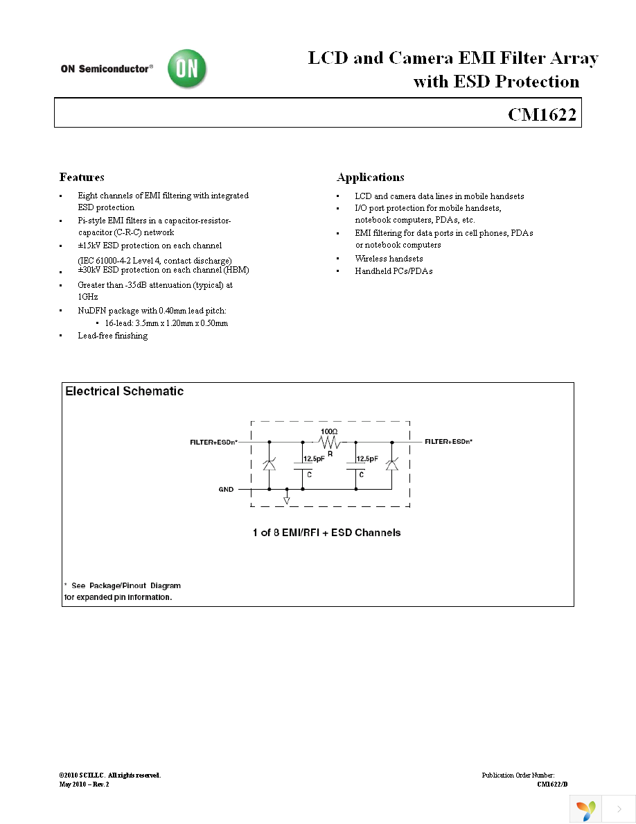 CM1622-08DE Page 1