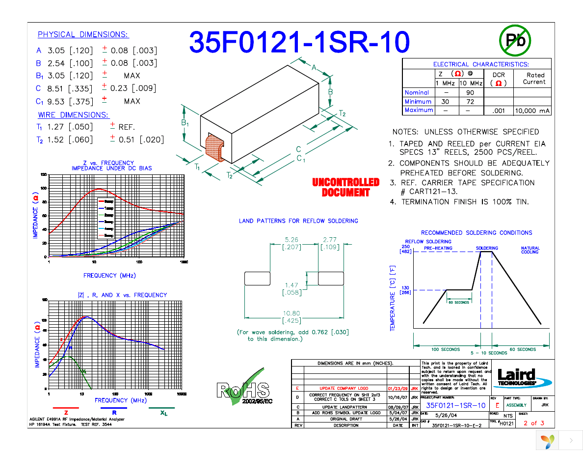 35F0121-1SR-10 Page 1