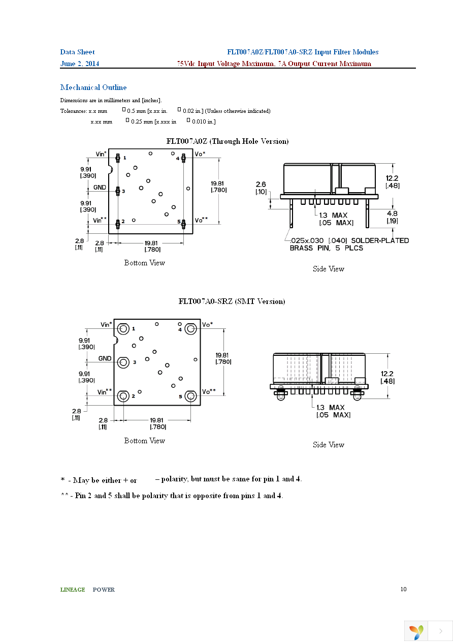 FLT007A0-SRZ Page 10