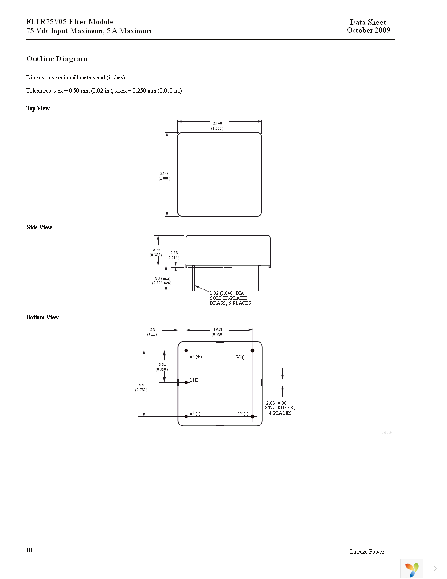 FLTR75V05Z Page 10