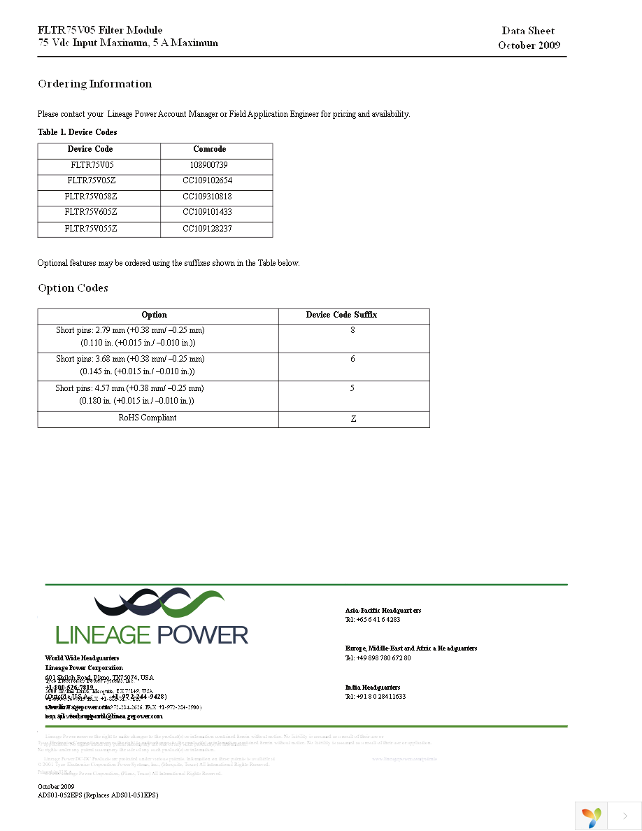 FLTR75V05Z Page 13