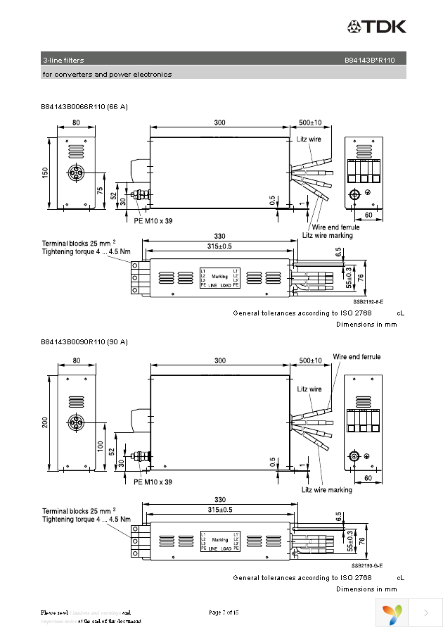 B84143B0150R110 Page 7