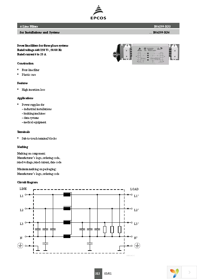 B84299K53 Page 1