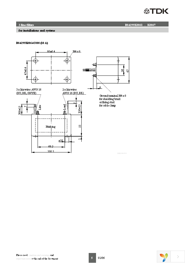 B84299K61C Page 5