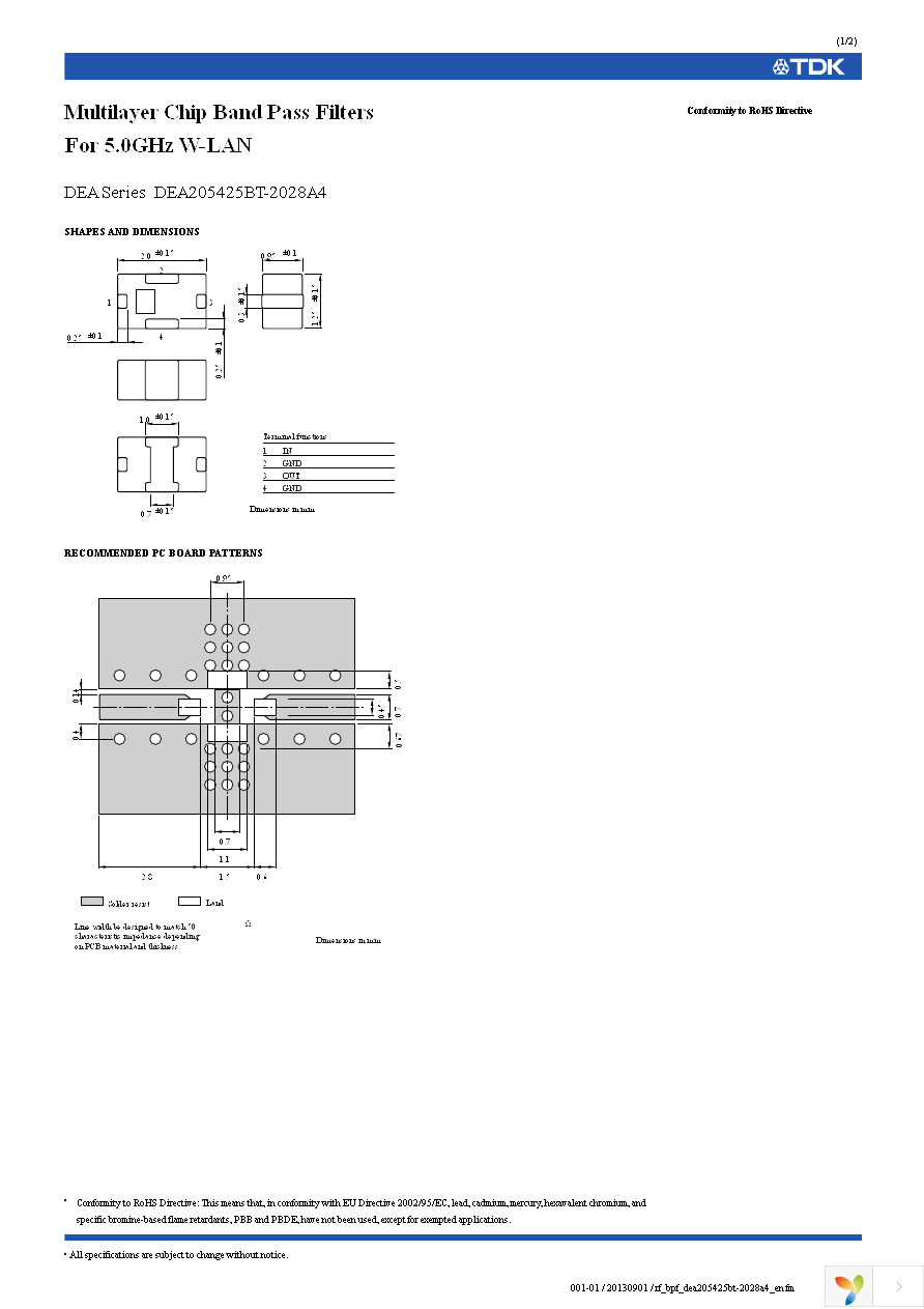 DEA205425BT-2028A4 Page 1