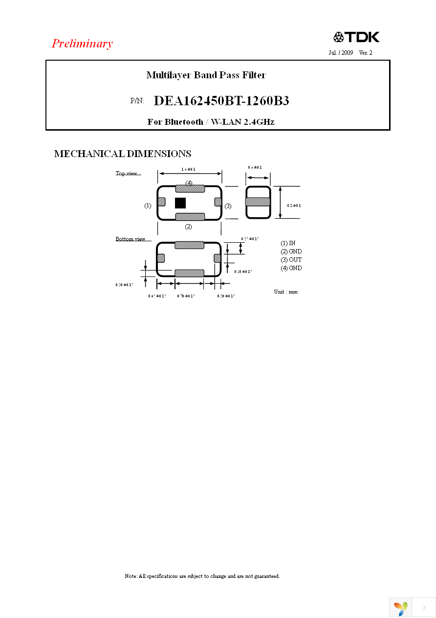 DEA162450BT-1260B3 Page 1