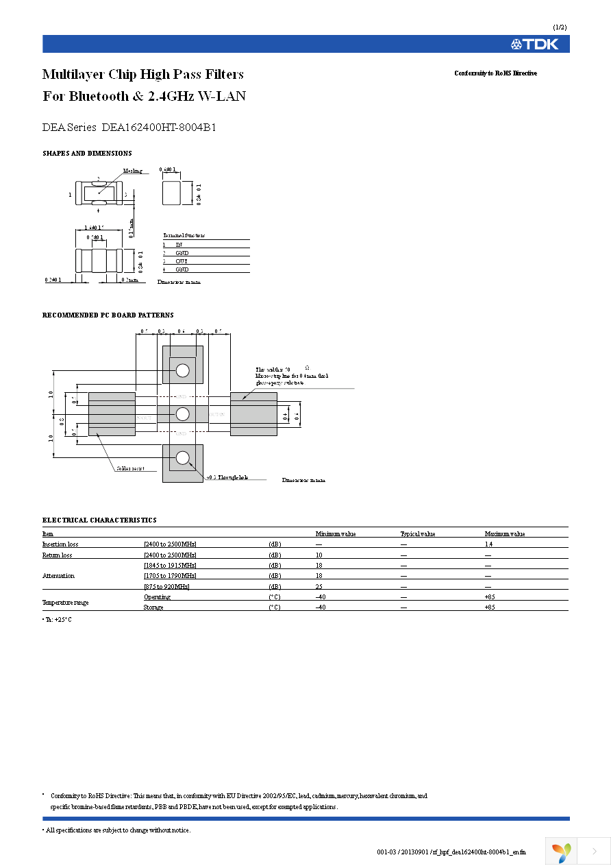 DEA162400HT-8004B1 Page 1