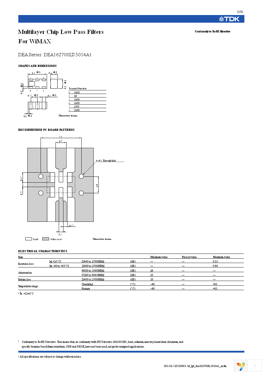 DEA162700LT-5014A1 Page 1