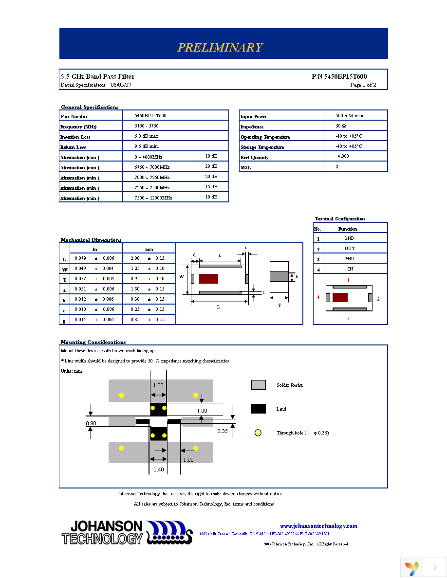 5450BP15T600E Page 1