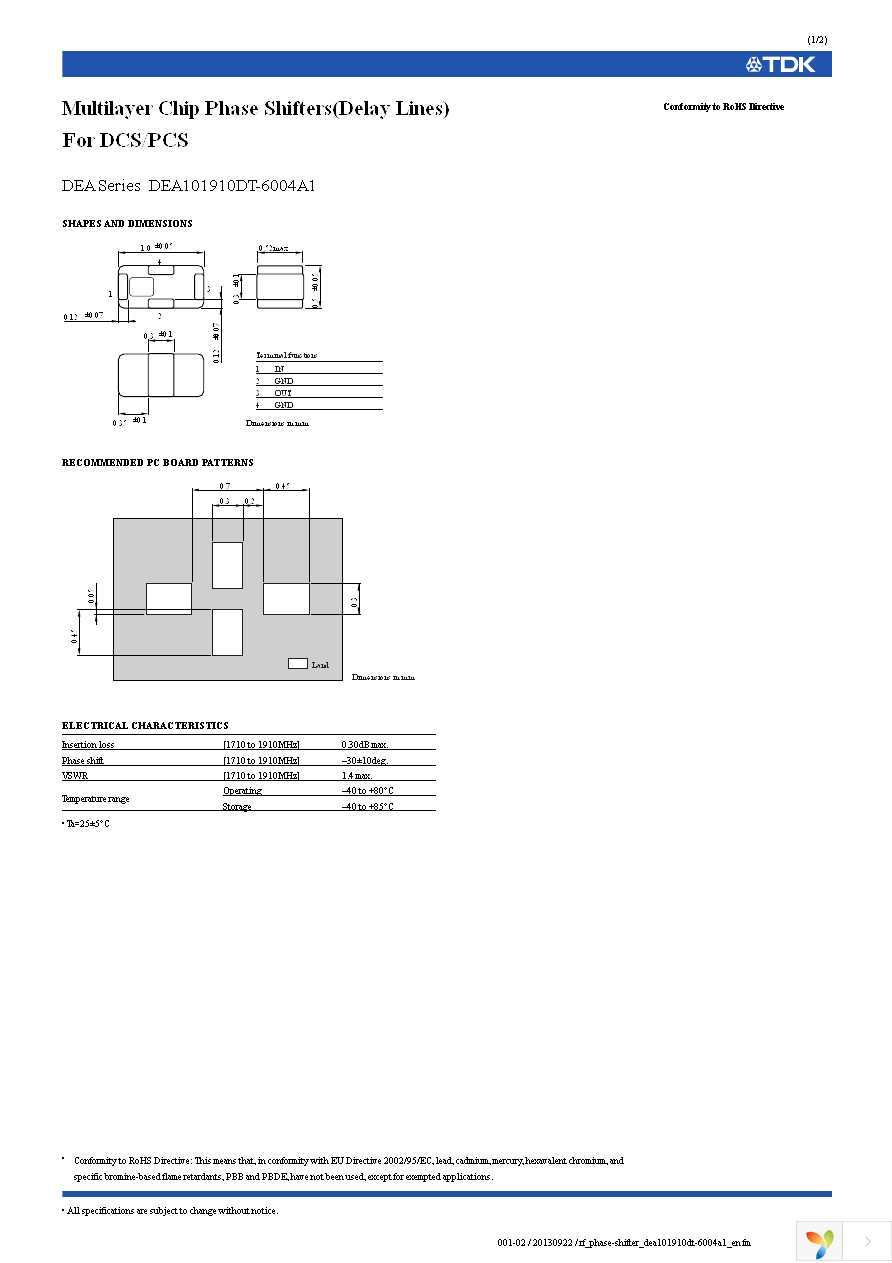 DEA101910DT-6004A1 Page 1