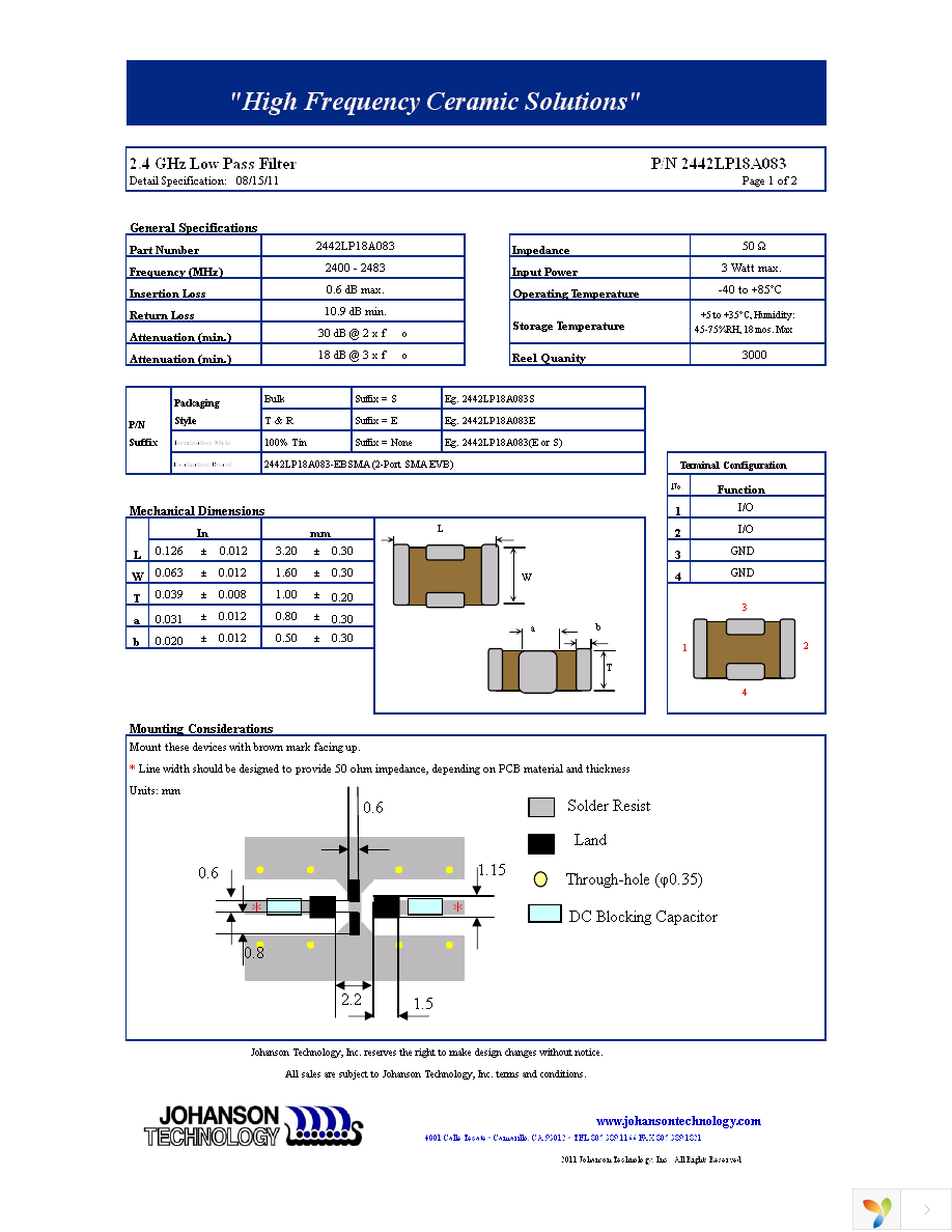 2442LP18A083E Page 1