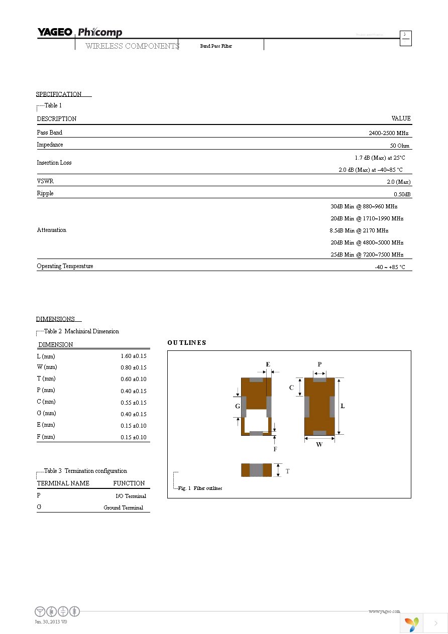 BPF1608LM02R2400A Page 3