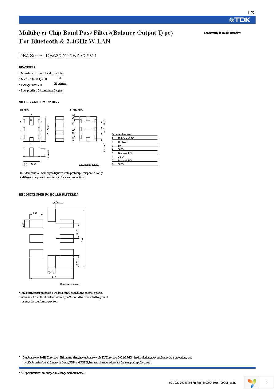 DEA202450BT-7099A1 Page 1