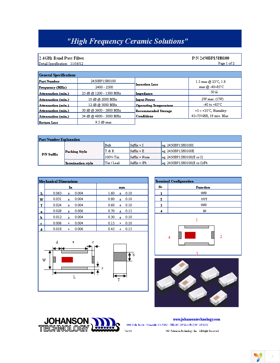 2450BP15H0100E Page 1