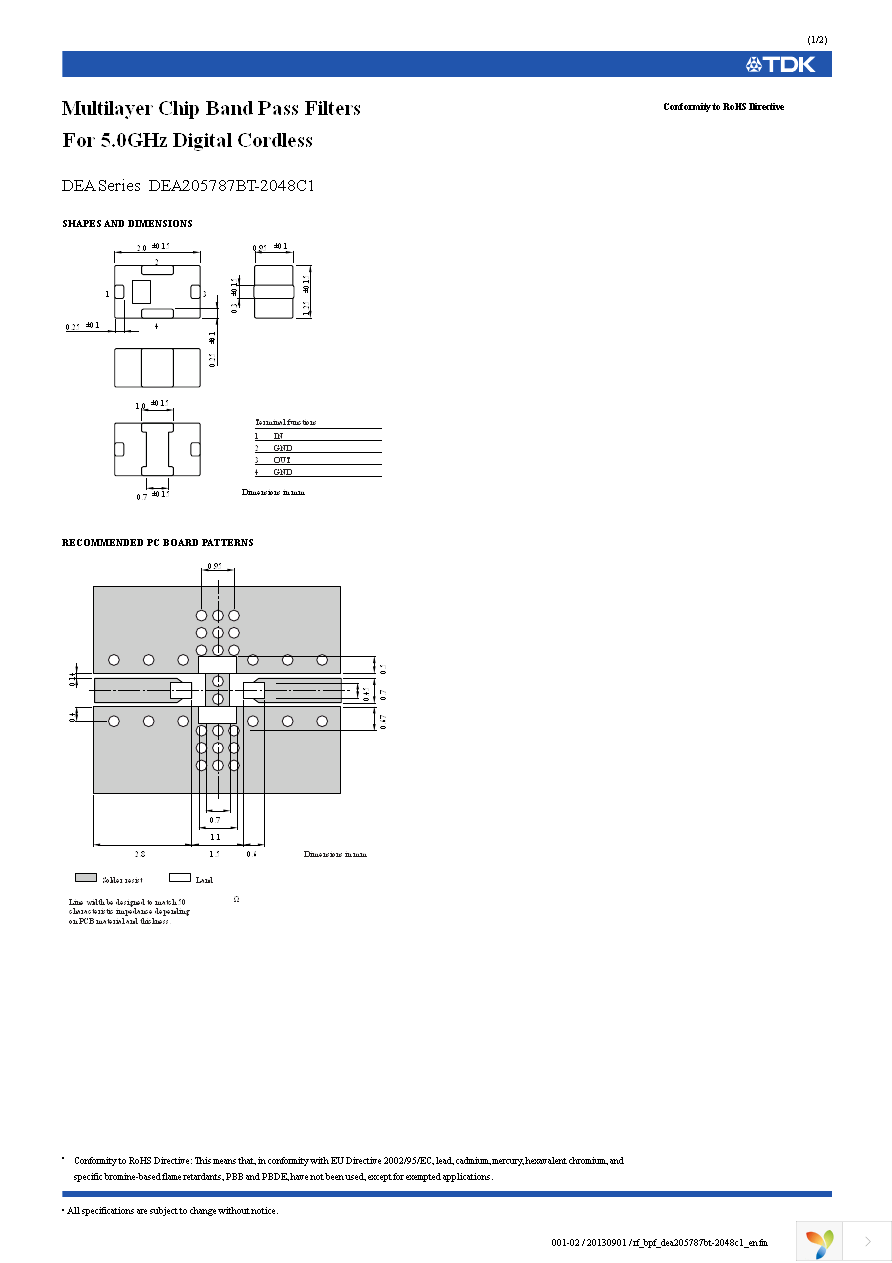 DEA205787BT-2048C1 Page 1