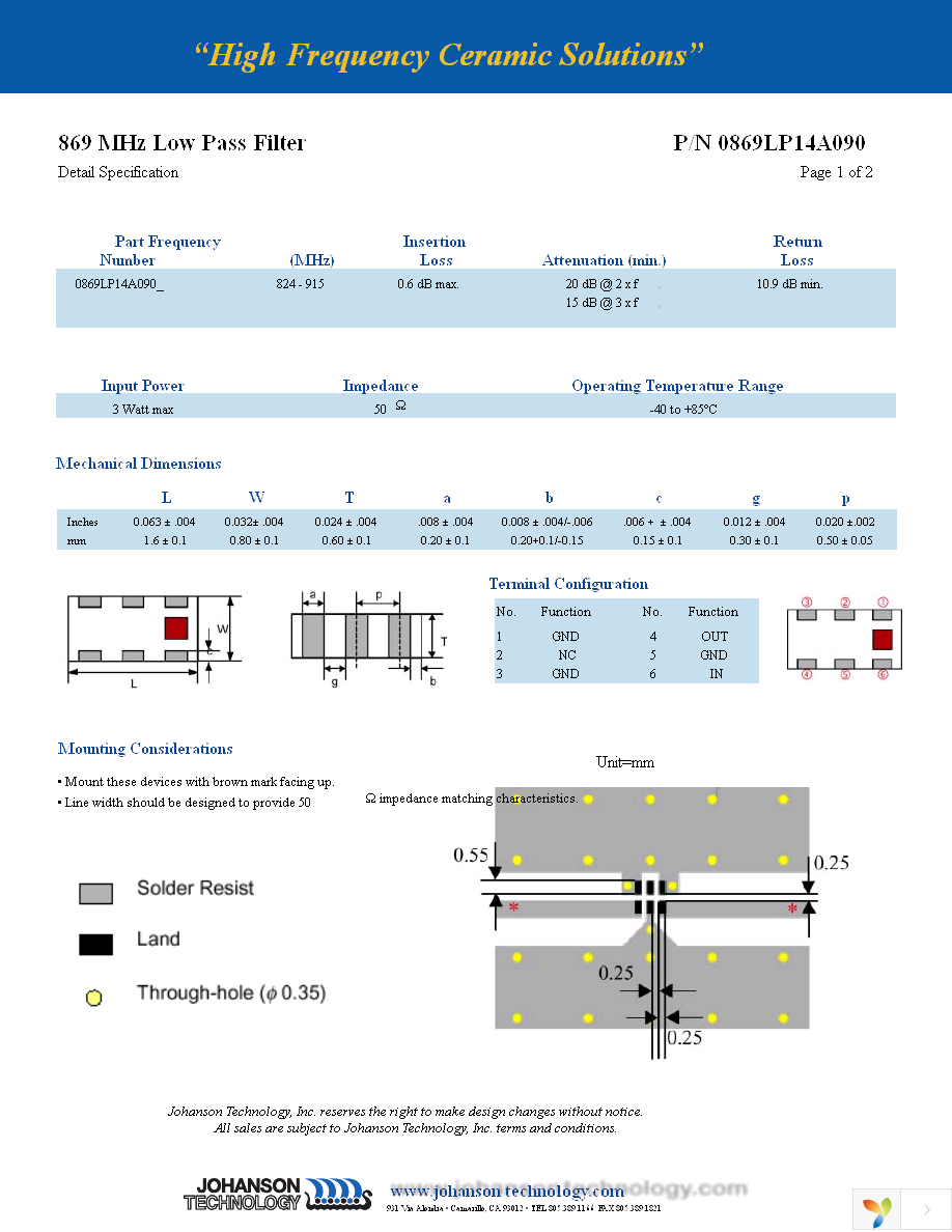 0869LP14A090T Page 1