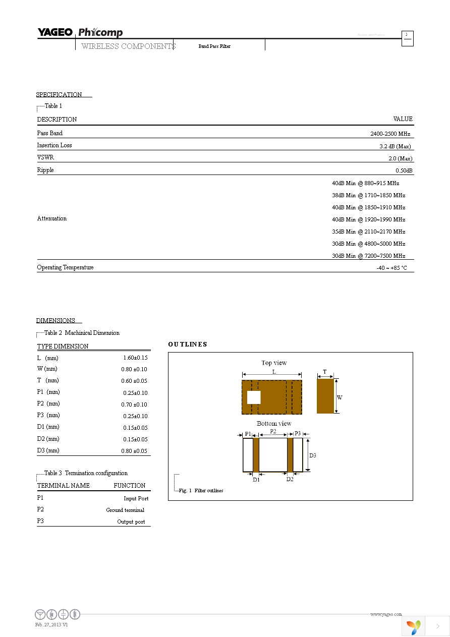 BPF1608LM07R2400A Page 3